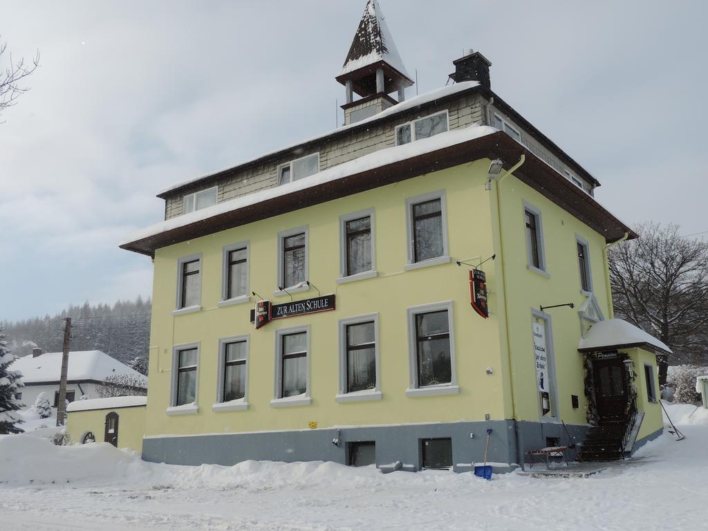 Pension Zur Alten Schule Bärenstein Dış mekan fotoğraf